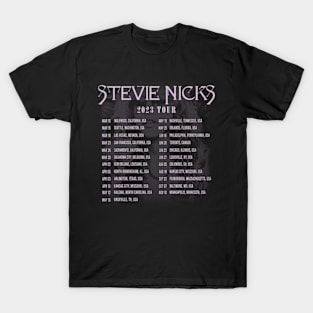 Stevie Nicks Vintage Rock Music 2023 Tour Live in Concert T-Shirt